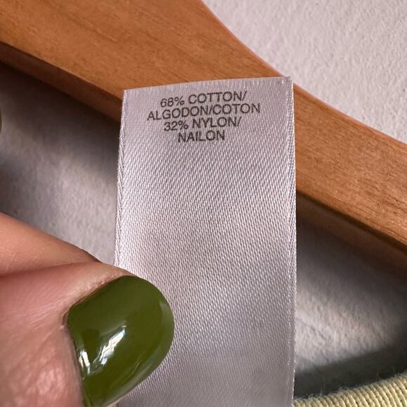 Liz Claiborne Bright Green & Blue Knit Cardigan - Picture 7 of 8